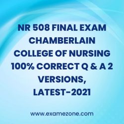 Nr 283 final exam chamberlain