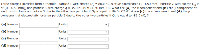 Particles particle solved charged transcribed