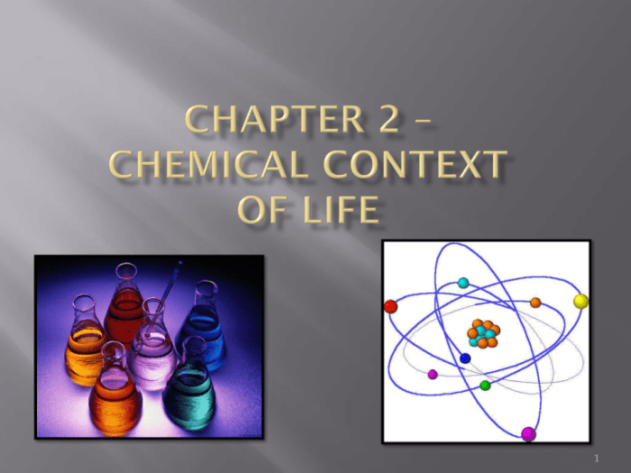 Chapter 2 active reading guide the chemical context of life