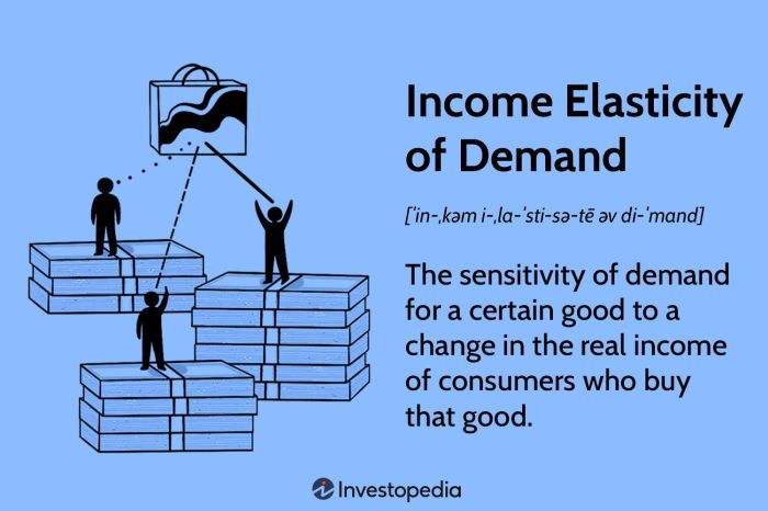 The income elasticity of demand for iphones is