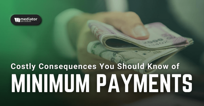 Minimum payments mean costly consequences chapter 4 lesson 1