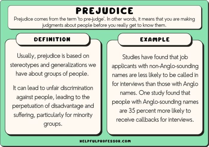 Discriminatory acts are always accompanied by prejudiced attitudes